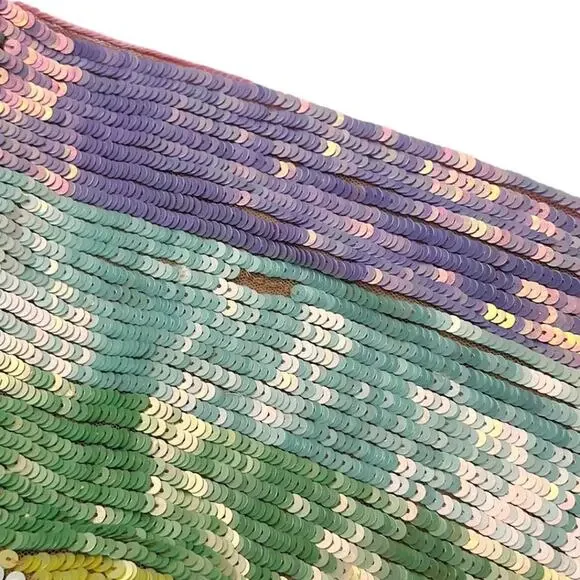 Show Me Your Mumu Wear Me Out Dress in Rainbow Stripe Sequins size Small - Picture 10 of 13